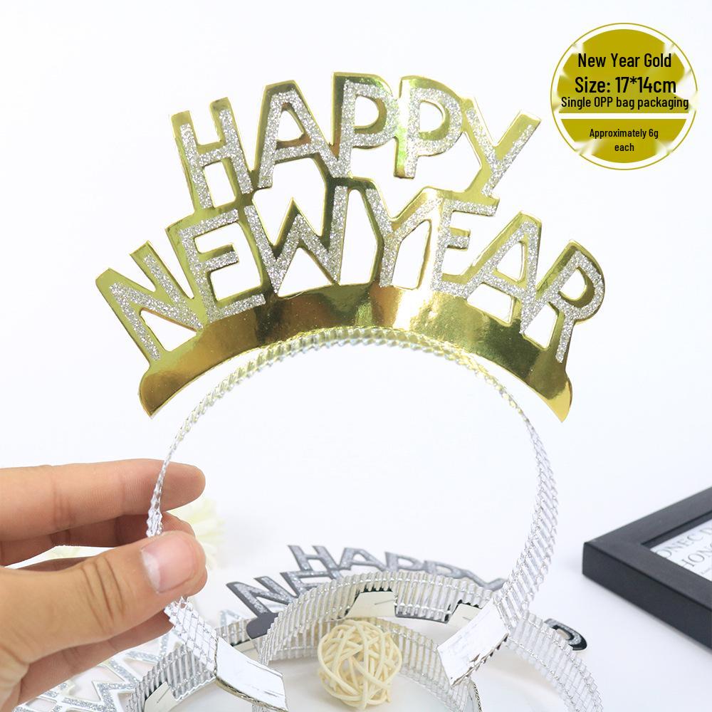 New Year Carnival Aluminum Foil Headband
