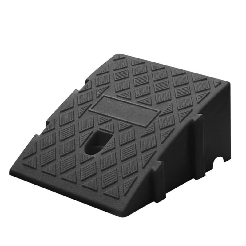 Rampe de trottoir en plastique Hauteur 13cm Seuil Rampe d'accès Raccordement libre Pente antidérapante Rampe Noire