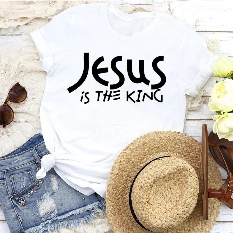 The Way of Jesus Truth Life Christian Religious Slogans Believers Praying for God Printed New Casual Daily Womens Tshirt S