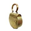 Golden Hnadle Clutches Vintage Handmade Brass Handbag for Women Party Bride Marriage Clutch