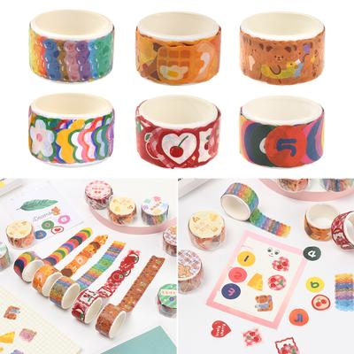 Zelfklevende Kantoorbenodigdheden Decoratief Dagboek Label Scrapbooking Sticker Washi Tape Plakpapier