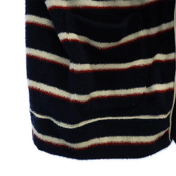 BEAMS HEART Bordür Uzun kollu Havlu yüzey hırka M Lacivert sistem Erkek Kullanılmış