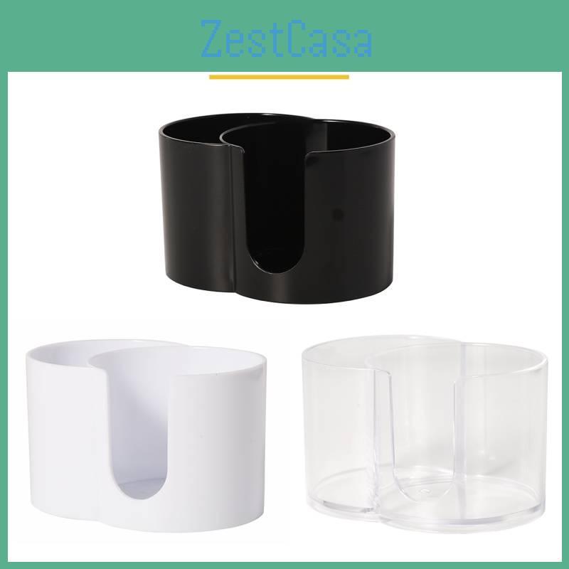 Desktop Storage Box With Bamboo Lid For Makeup Cotton And Organizer For Bedroom And Living Room