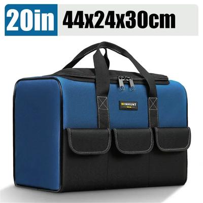 Borsa portautensili con maggiore capacità, impermeabile, multitasche, organizer per utensili, borsa portautensili per elettricisti