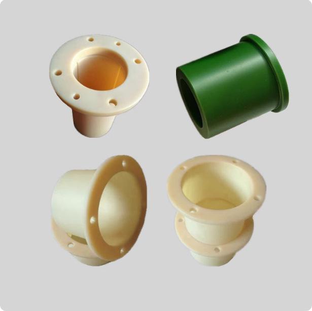 Horizontal Plastic Guide Bushing with Nylon Coupling and Flange Bearing Sleeve
