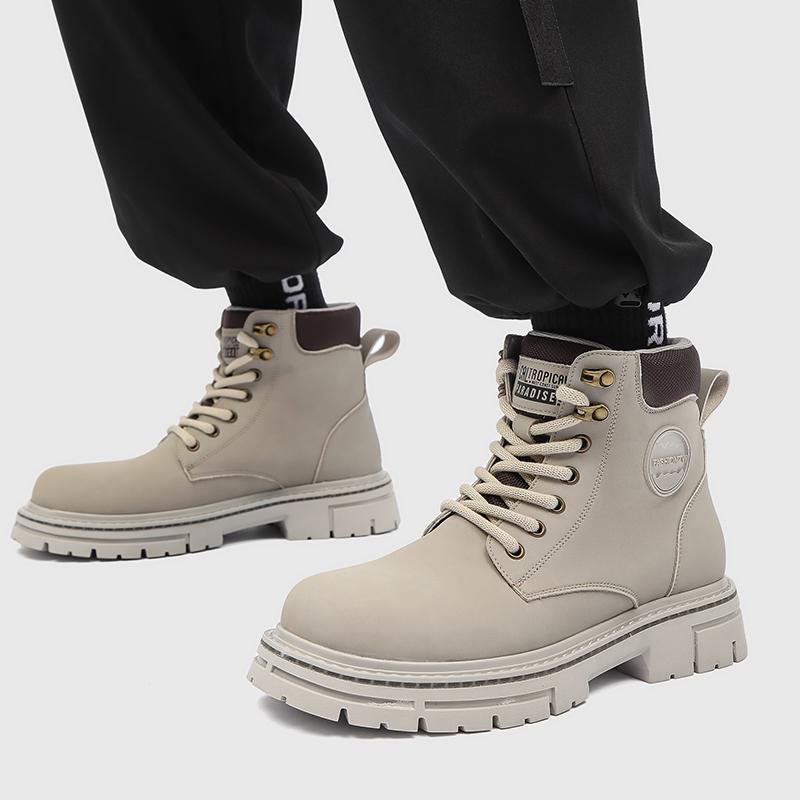 Fashion Men Classic Retro Motorcycle Ankle Boots Genuine Leather Western  Cowboy Men Boots High Quality Chelsea Anti-slip Wearable Shoes