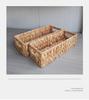 Water Hyacinth Woven Storage Basket - Magazine & Handheld Organizer