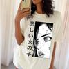 Tomie Horror Anime TShirt Gothic Unisexga Creepy Girl Tee Anime Clothing Graphic Short Sleeve Shirt Unisex Unisex Women AllSeason