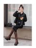 2025 Women's Korean Fashion Genuine Red Ancola Leather Jacket - Autumn/Winter Lambskin Trend