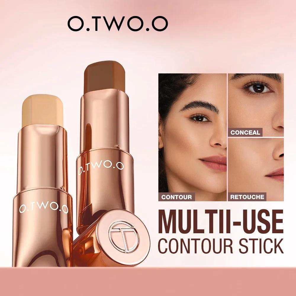 O.TWO.O Contour Stick Cream Stick illuminante leggero a lunga tenuta, facile da scolpire, correttore per il viso, abbronzante, penna per il contouring