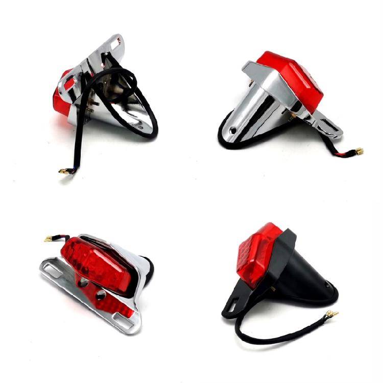 Universal Motorcycle LED Tail Light Mini License Plate Light 12V Mini Tail Ligh
