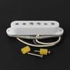 FLEOR 1pcs Electric Guitar Pickup Single Coil Alnico 5 Vintage Staggered ST SSS Fiber Bobbin Guitar Parts 52mm