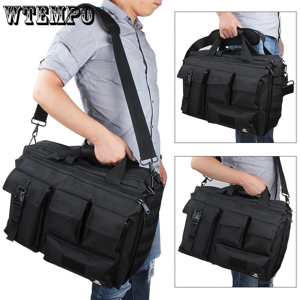 Taktická brašna, 15palcová pánská taška přes rameno Vojenská brašna pro muže Vojenská taška na notebook Taška přes rameno