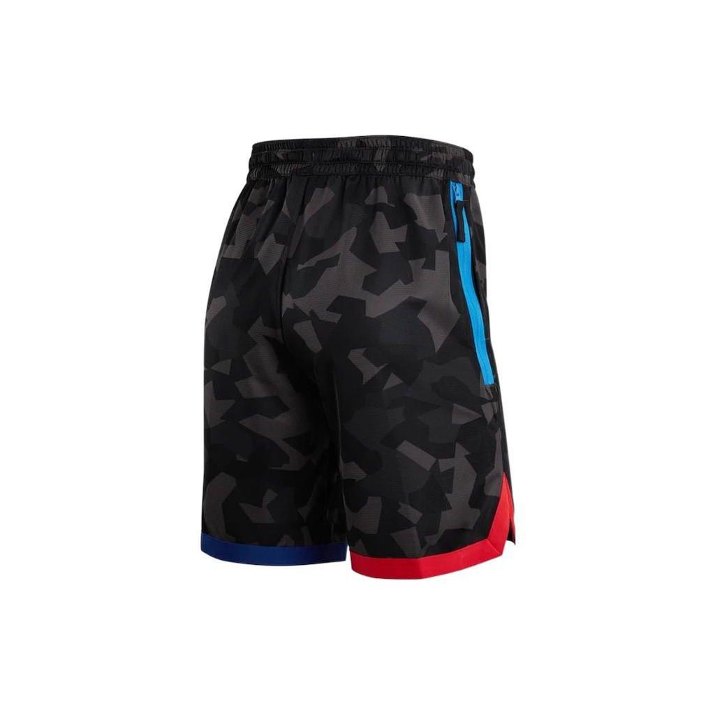 Nike Dri-Fit Allover Print Drawstring Elastic Basketball Training Shorts Men Shorts Black DR2262-254