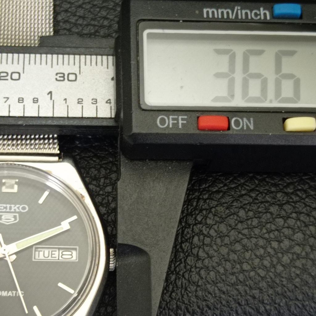 SEIKO 5 AUTOMATIC 6309A VINTAGE JAPAN MENS BLACK COLOR DIAL WATCH a701548-5 R206b-a701548