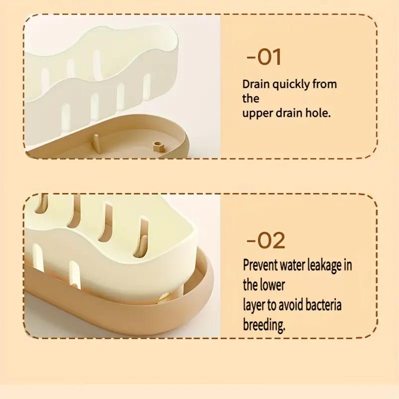 Christmas Shape Travel Soap Box Sealed Waterproof Soap Box Creative Wash Soap Box Travel Business Trip Dedicated Portable Soap Box