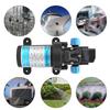 Pompă de apă electrică cu diafragmă micro de înaltă presiune, autoamorsantă, 80W, 12V DC pentru spălarea mașinii, presiuni