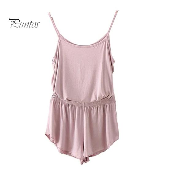 

2 шт./компл., женские летние пижамы, однотонные, с круглым вырезом, без рукавов, с открытой спиной, камзол, шорты с эластичной резинкой на талии, женская одежда для дома, комплект одежды для сна 2XL розовый