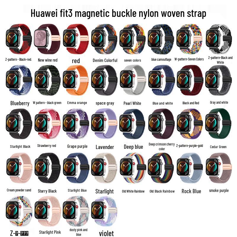 Huawei FIT4 Pro Nylon Woven Magnetic Watch Band for HUAWEI Watch Fit3