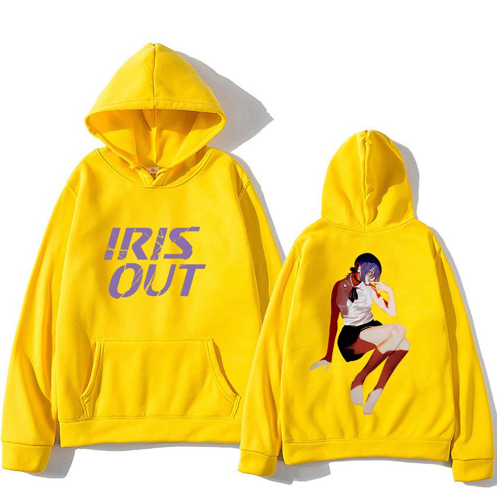 

Японское аниме, тематическая песня, толстовки Yonezu Kenshi IRIS OUT, одежда с мультяшным принтом, кавайная толстовка для девочек, женская, мужская 2XL