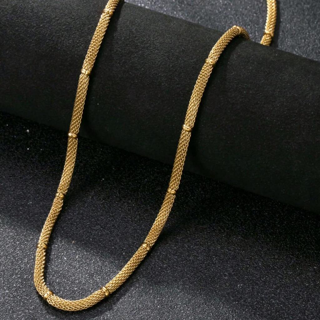 Men's Hip Hop Stainless Steel Snake Chain Necklace - Holiday Gift Idea