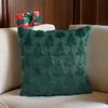 Christmas Jacquard Throw Pillow Case 45x45cm Home Cushions Cover for Lounges or Bedroom