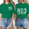 Women Casual Short Sleeve Crew Neck T Shirt Letter Print Loose Fit Lightweight Comfortable Daily Wear Top