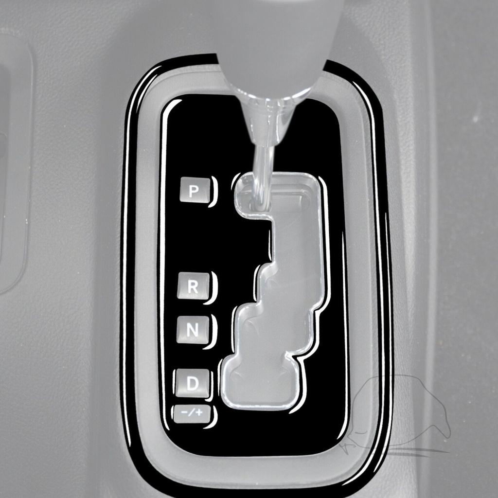 Piano Black Center Gear Shift Box Panel Cover Trim For Jeep Wrangler 2007-2017