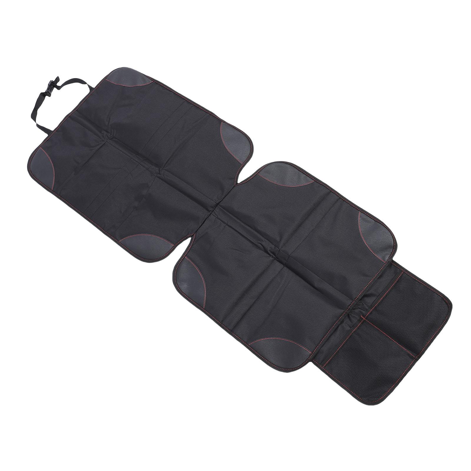 

Защитник сиденья для детского автокресла, противоскользящий, с сетчатым карманом, универсальный чехол-мат для автокресла для домашних животных и детей для большинства транспортных средств