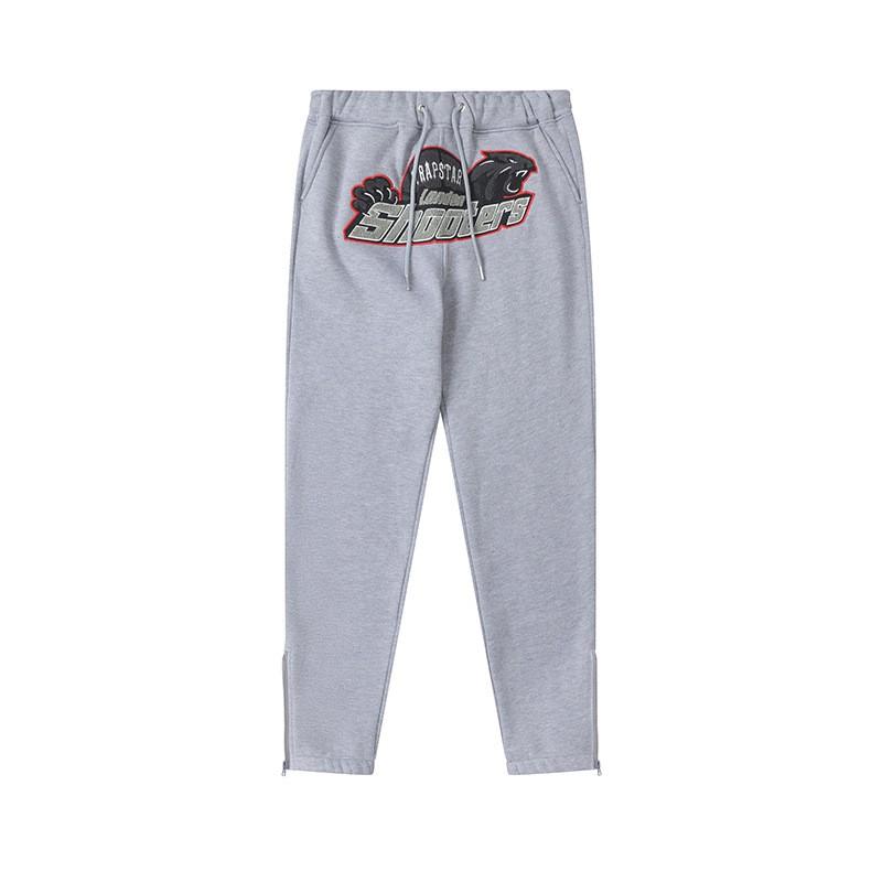 Mens Gradient Letter Tiger Head Embroidered Hoodie Jogger Set Streetwear Winter Outfit