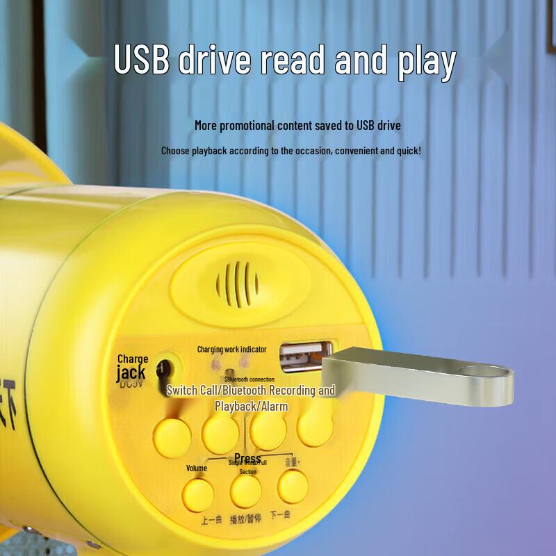 Lei Gong Wang CR-58 Portable Recording Megaphone