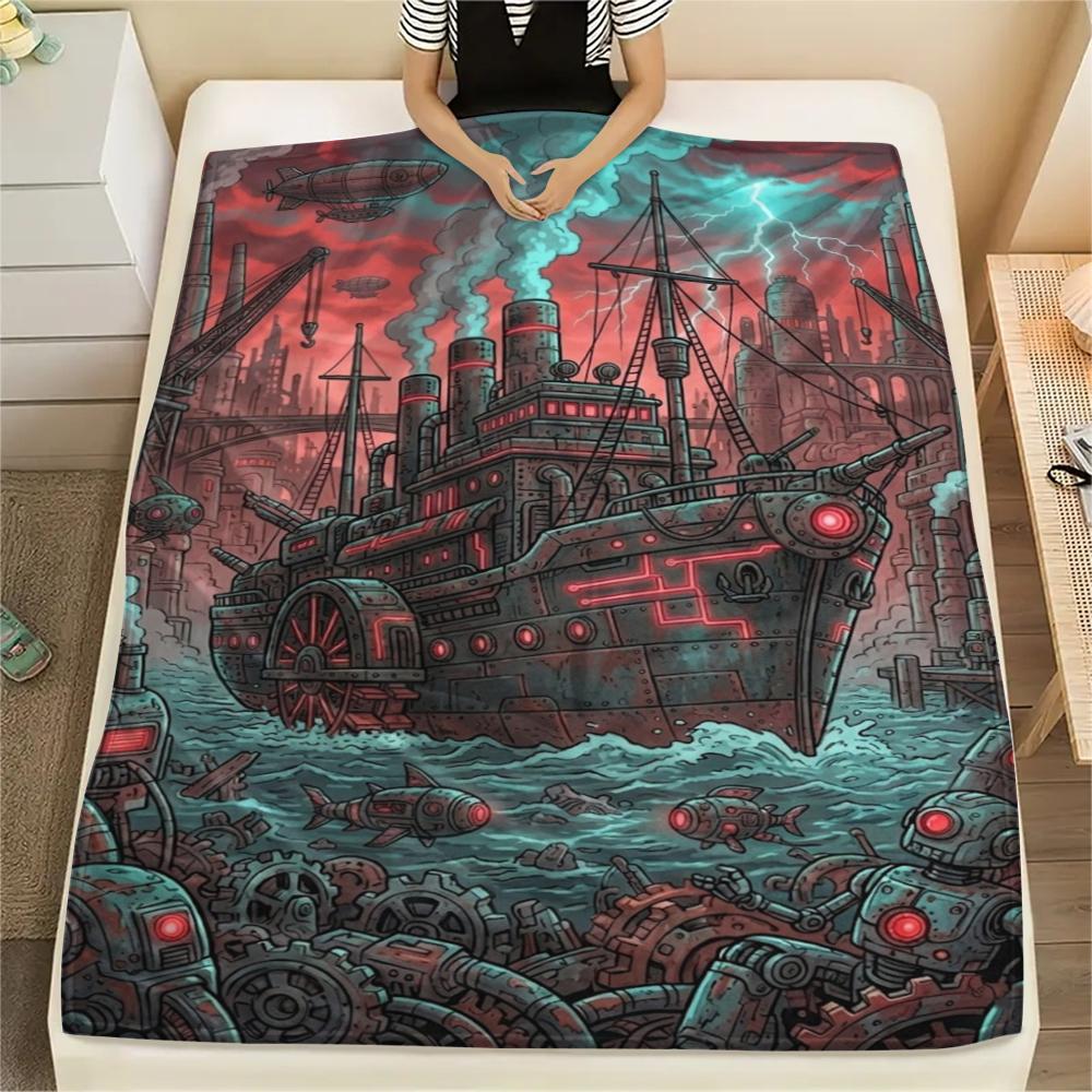 transportation vehicle truck Print Flannel Blanket,High quality Comfortable for All Seasons,Home Decor,Warmth and Comfort,Perfect for Christmas Gifts