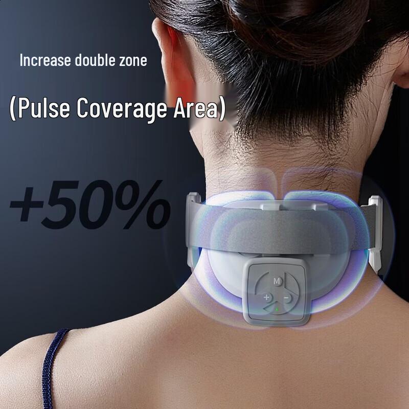 CHIGO Neck Massager with Pulse and Support CN plug (adapter included)