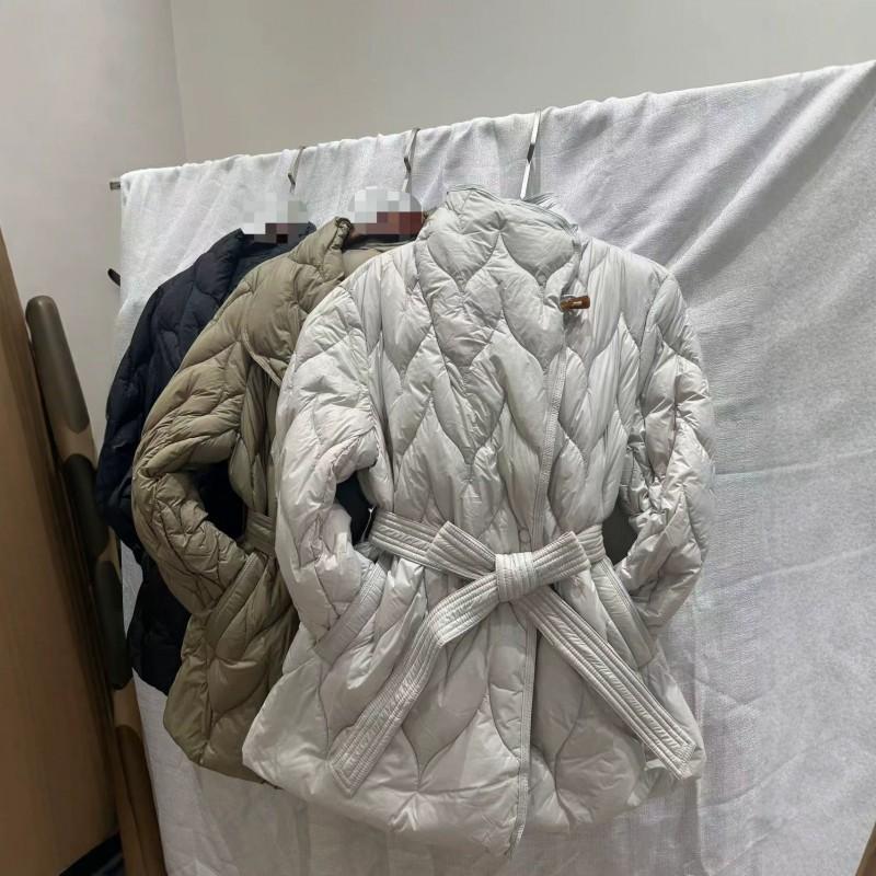 Womens Lightweight Slim Fit Down Jacket 90% White Duck Short Coat Winter