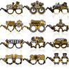 Pack of 12 Assorted Style Party Glasses Costume Accessories Ideal for Role Play Photo Fun At Festive Gatherings