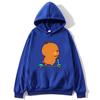 Cute Couple Hoodie Cute Bubu and Dudu Are Playing Scooter Together Sweatshirts Hooded Men's Clothes Women Panda Bear Top