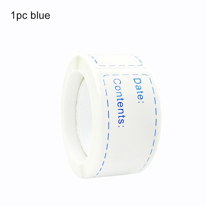 

125 листов/рулон Контейнерные этикетки Наклейки для маркировки даты Водонепроницаемые Бытовые Подходят для кухонь Ресторанов Легко чистить TMZ