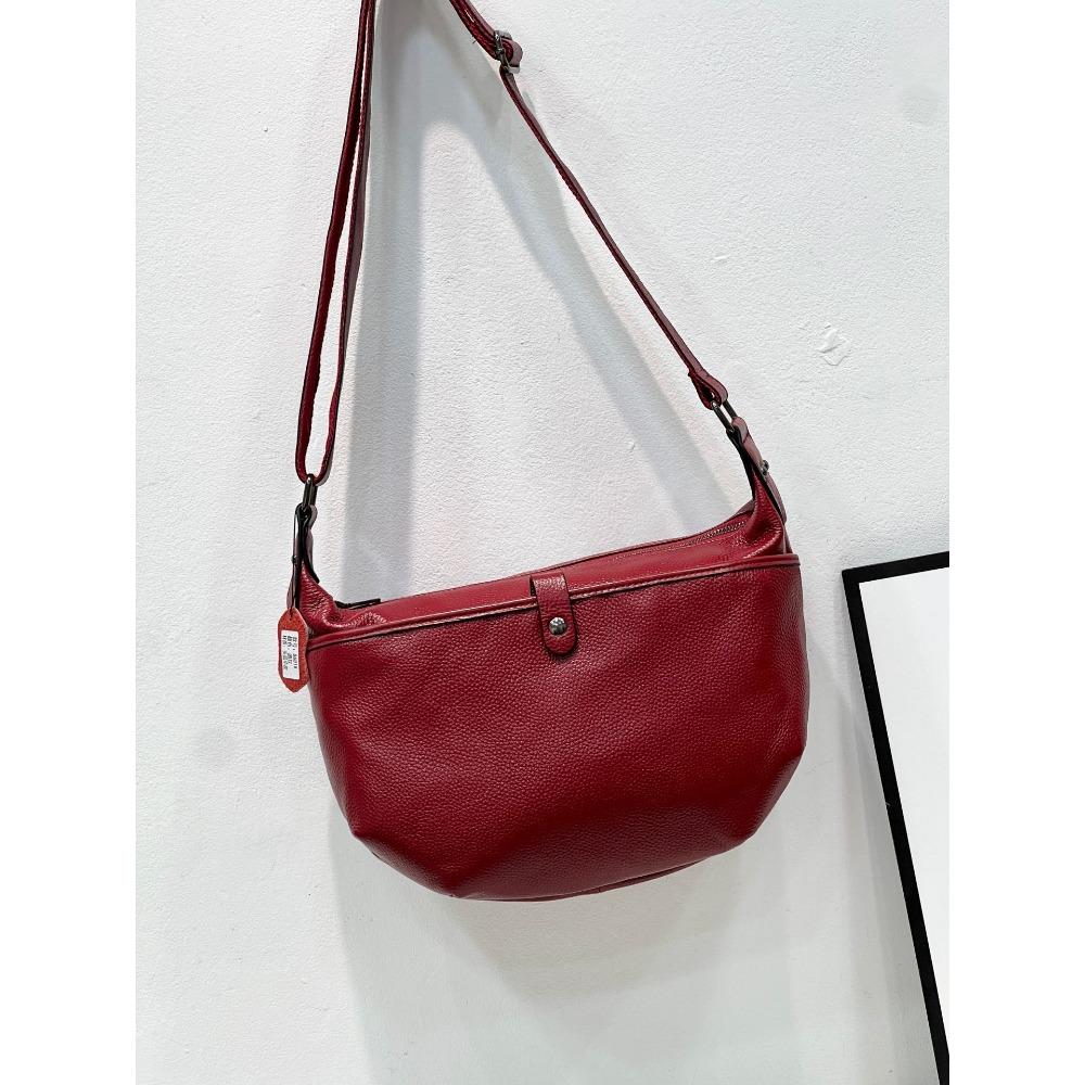 Geantă Pătrată din Piele Naturală de Vacă, Geantă Pătrată Orizontală Crossbody, Modă Populară de Nișă, Geantă de Umăr Practică din Piele Moale pentru Femei