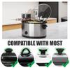 Pot Lid Holder Easy to Use Pot Lid Stand Stable Non-Slip Design Universal Slow Cooker Lid Support Fits Various Lid Sizes