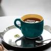 Caneca de cerâmica estilo nórdico para café da manhã, copo para micro-ondas, resistente ao calor, caneca para café, chá e leite, grande capacidade