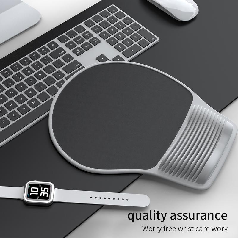 Ergonomic Mouse Pad Wrist Support, Comfortable Mouse Pad Wrist Rest, Relieve Wrist Pain Gel Mouse pad, Laptop, computer, office