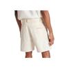 Adidas Originals Solid Color Button Blend Twill Casual Shorts Men Shorts White IU0211