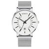Fashion Business Watch Web Strap Men's Watch Stainless Steel watch Quartz watch New creative calendar watch