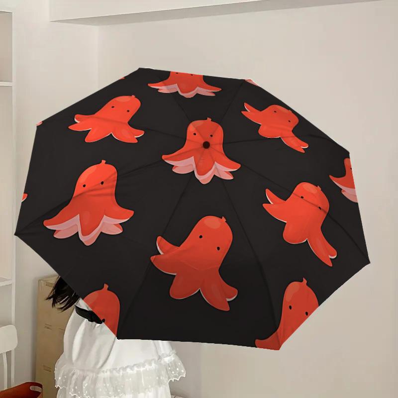 1pc Octopus Pattern Automatic Open/Close Umbrella, Formal Events - Ideal Gift for Family or Friends, Outdoor Accessory yy251211205