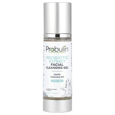 Probiotic Extract Facial Cleansing Gel, Lavender and Citrus, 3.38 Fl Oz (100 Ml)
