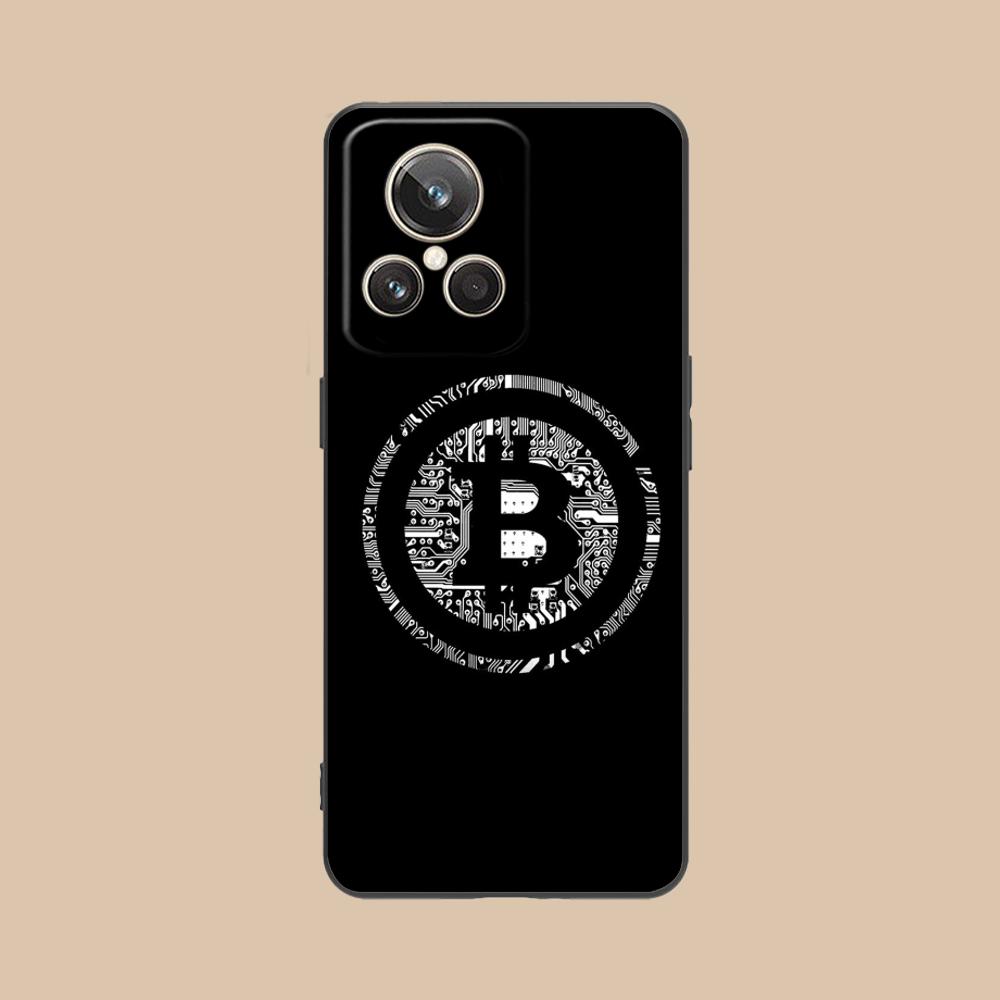 

Bitcion Pattern Phone Case for Realme 15 14 13 12 11 10 9 Pro Plus T i Lite 5G Soft TPU Shockproof Cover realme 9i 5G