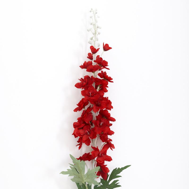 Simulation of Delphinium, Floor-to-ceiling Indoor Home Plastic Flower Ornament Living Room
