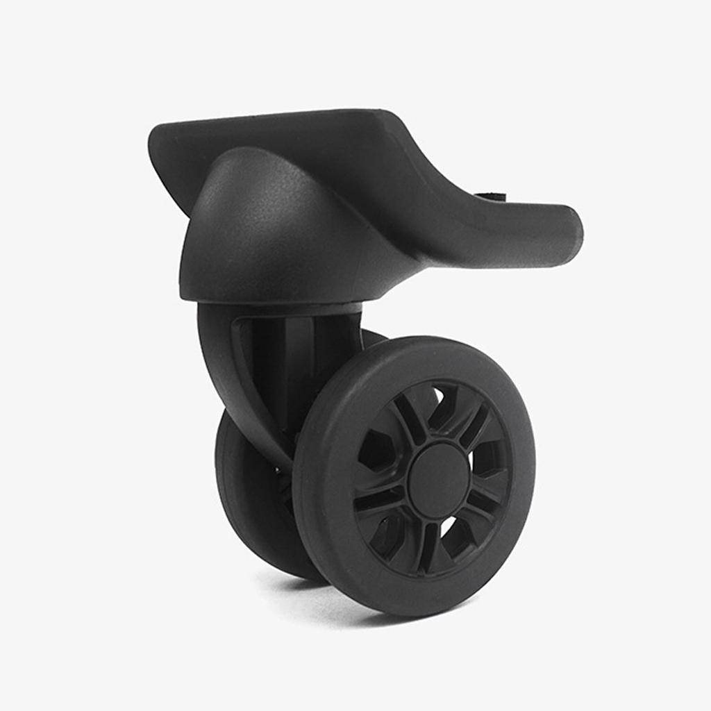 4 Pieces Practical Suitcase Wheels Replacement Parts for Effortless 360 Degree Rotation and Quiet Operation