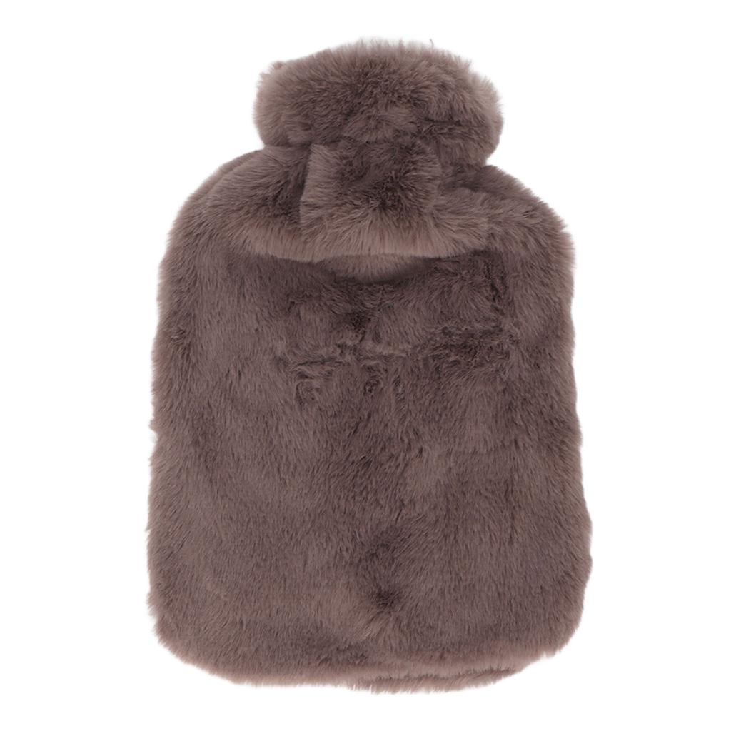 1000ml Hot Water Bottle Transparent PVC Cute Portable Warmer Water Bag with Soft Cover for Student L