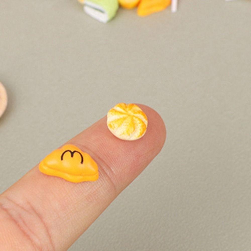 Cake Miniature Kitchen Food Decoration Simulate Resin Fruit Desserts Set  Doll House Decoration